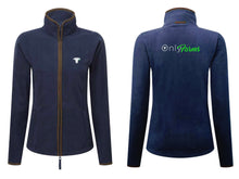 Load image into Gallery viewer, Only Farms ladies navy fleece