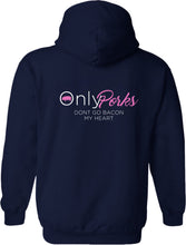 Load image into Gallery viewer, Only Porks Navy Hoodie With Slogan