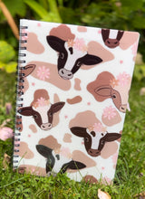 Load image into Gallery viewer, Floral calf a5 notebook
