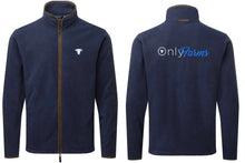 Load image into Gallery viewer, Only Farms men’s navy fleece
