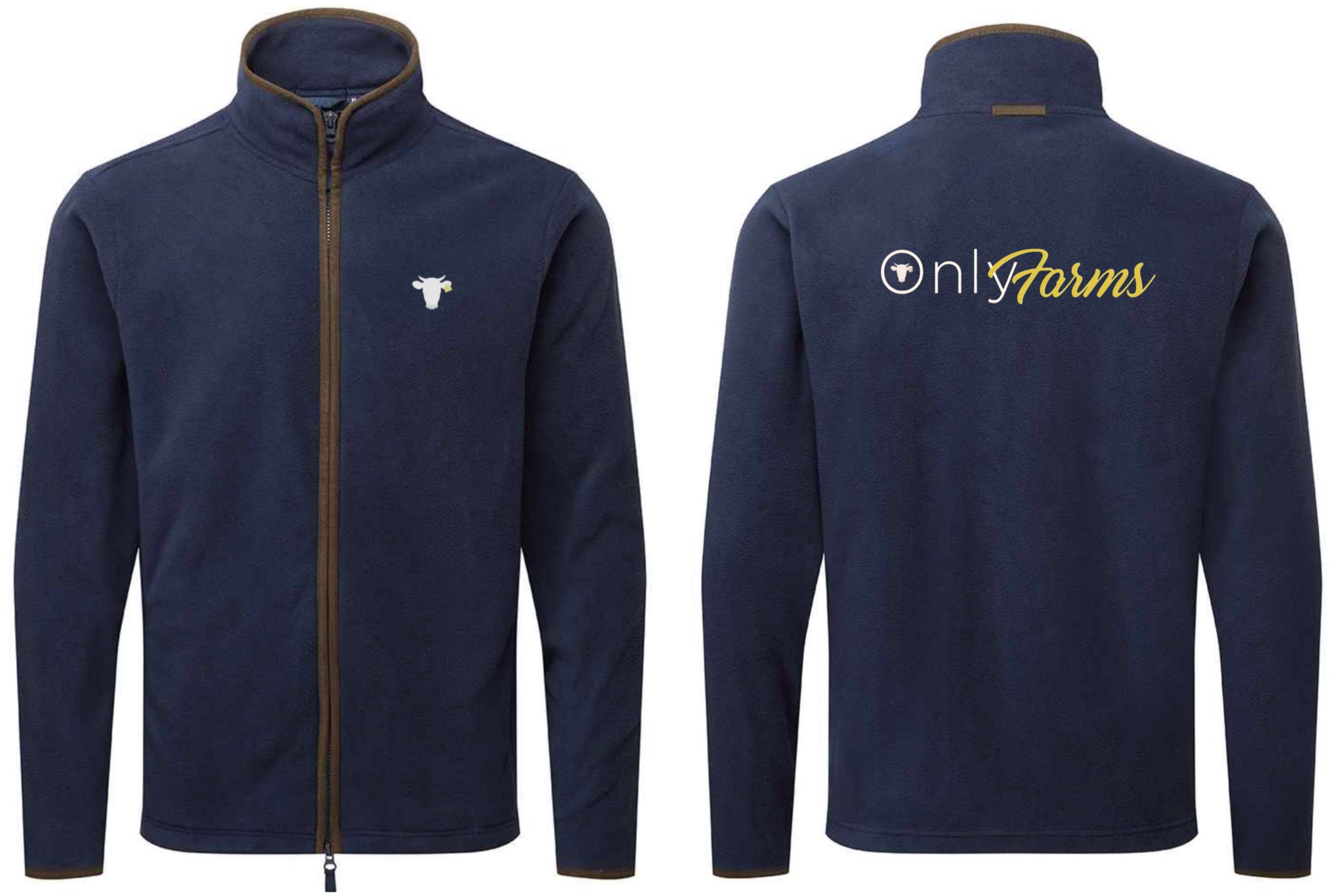 Only Farms men’s navy fleece