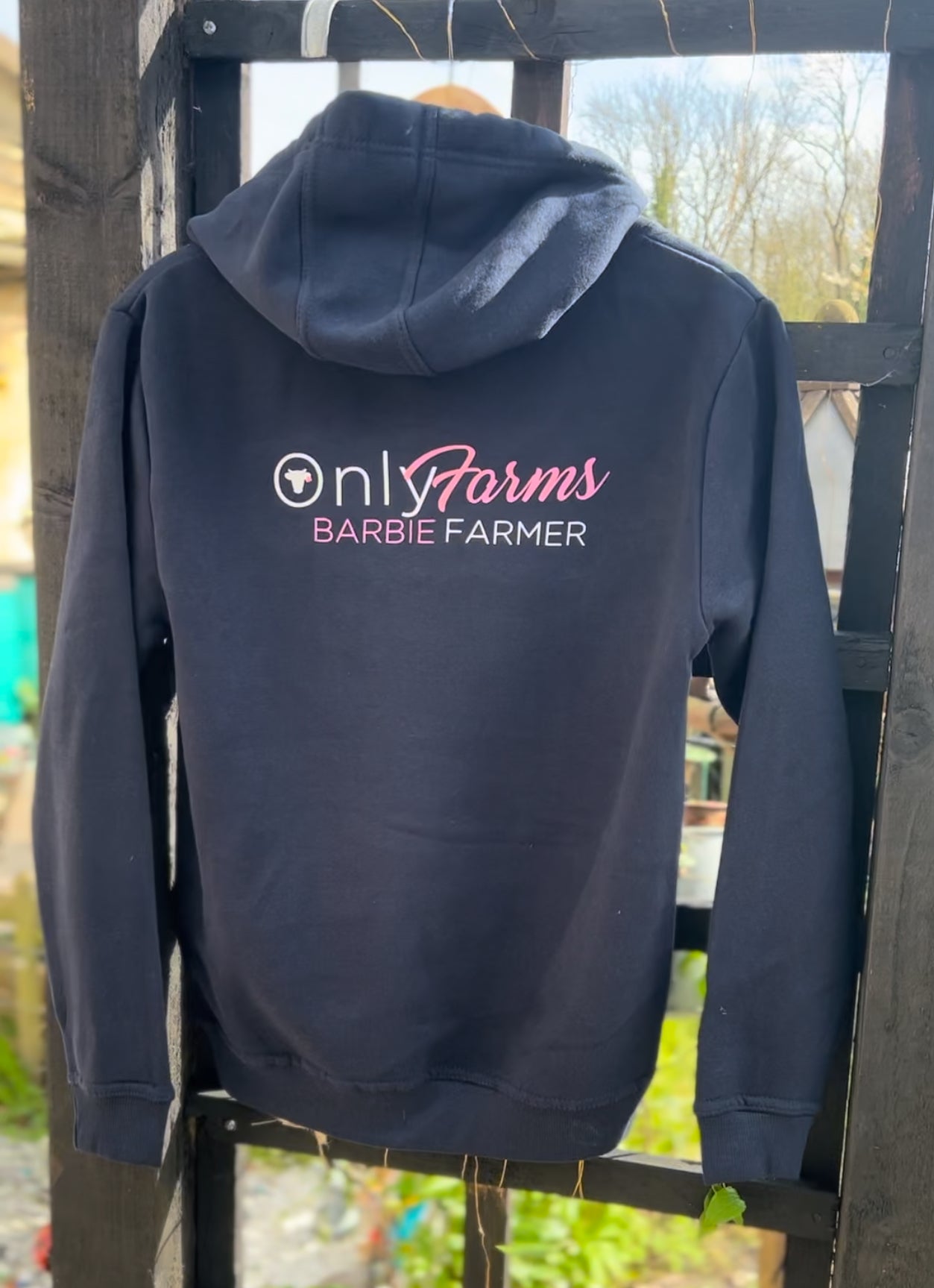 Barbie Farmer Navy Hoodie