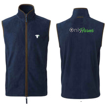Load image into Gallery viewer, Only Farms men’s navy gilet
