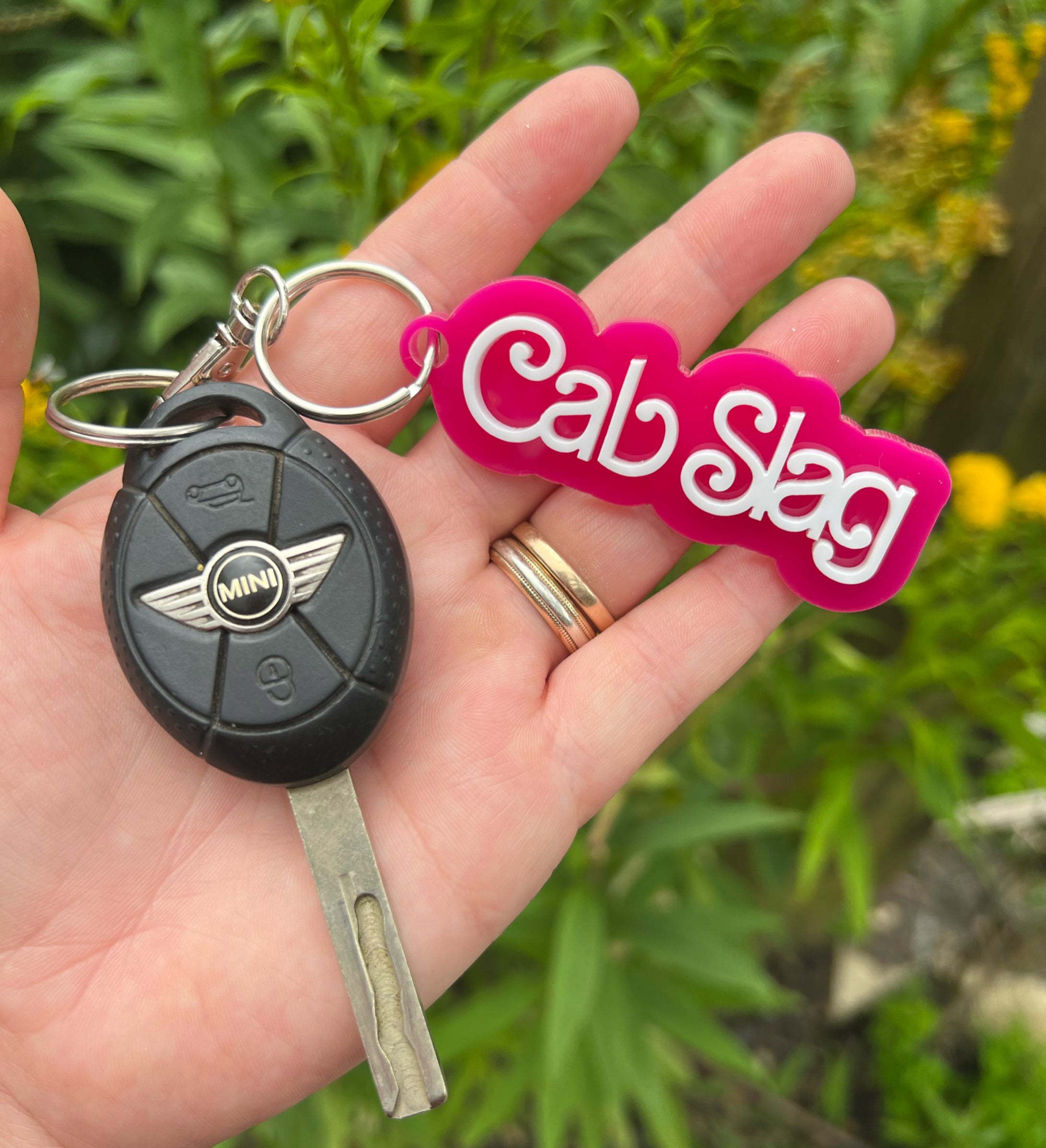 Cab Sl*g Keyring