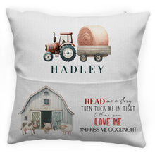 Load image into Gallery viewer, Farm reading cushion cover
