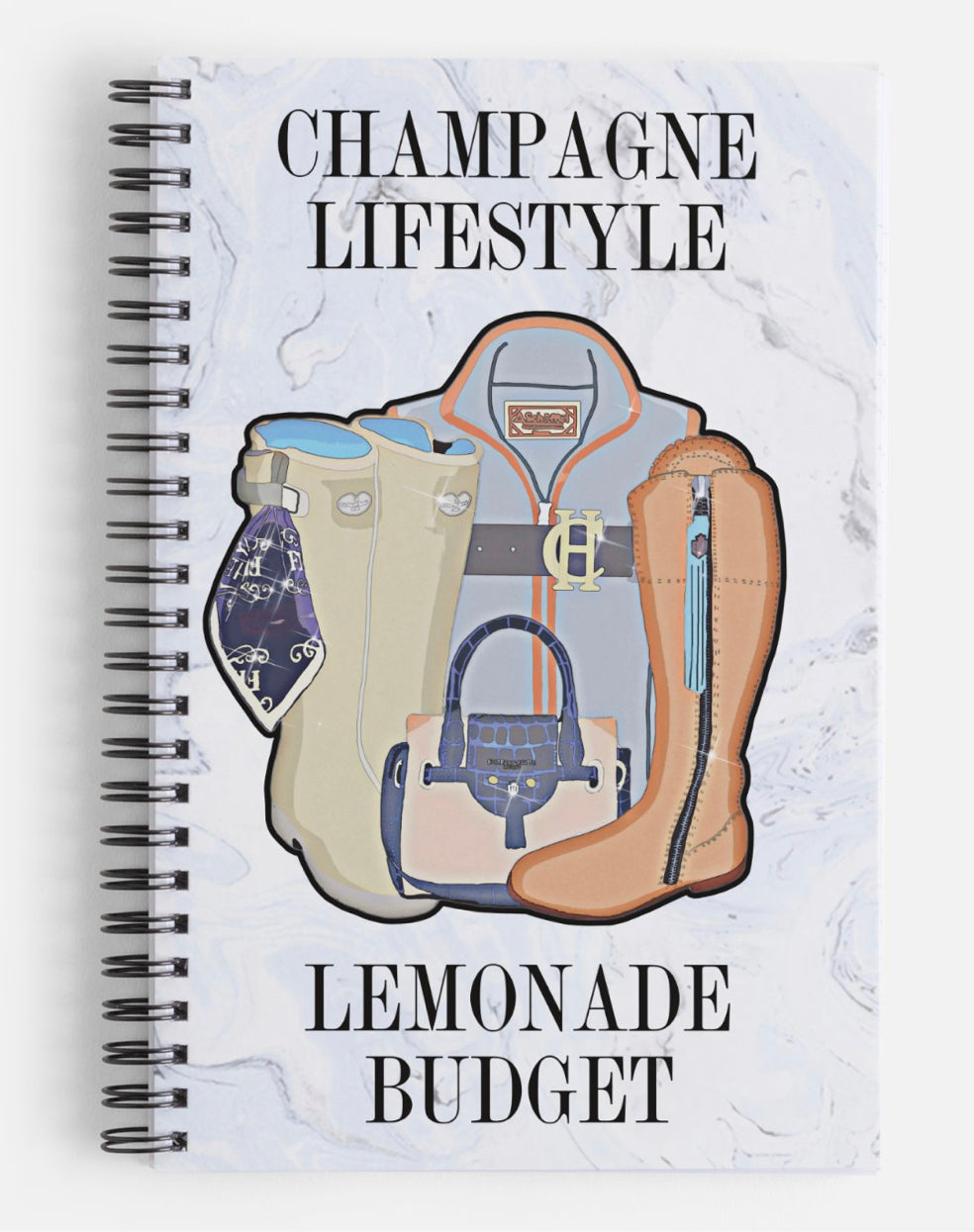 Champagne Lifestyle A5 Notebook